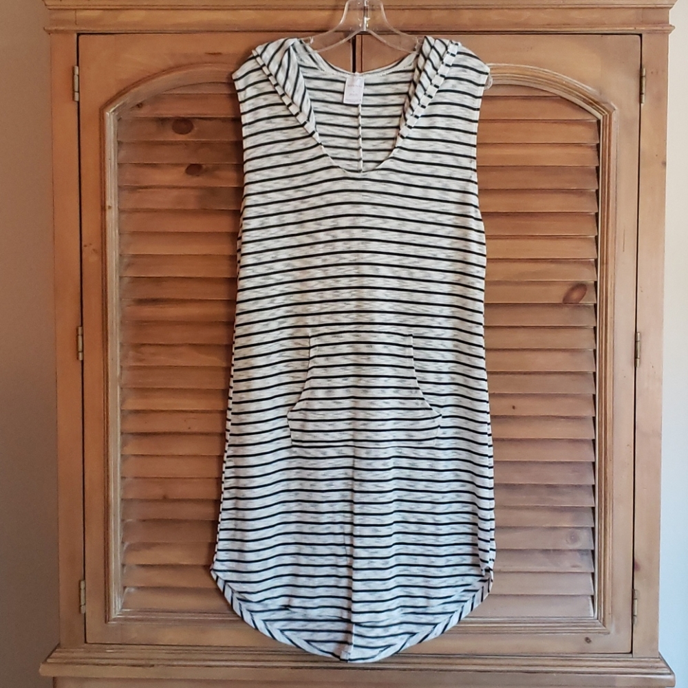 Merona Hooded Swimsuit Coverup Size L